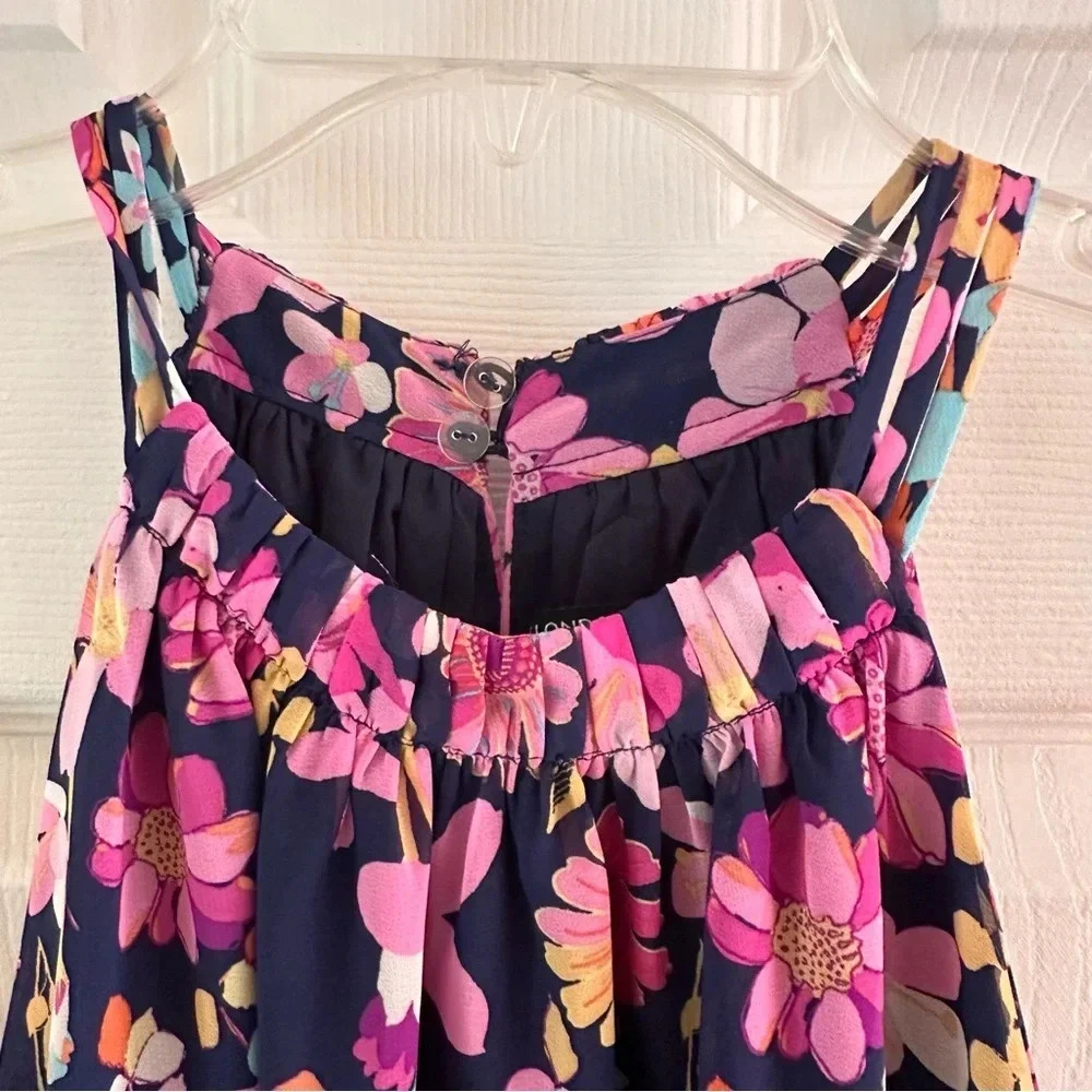 Maggy London Skylar Maxi Dress Women’s Chiffon Halter Neckline‎ Gradient Size 4 - Picture 11 of 16